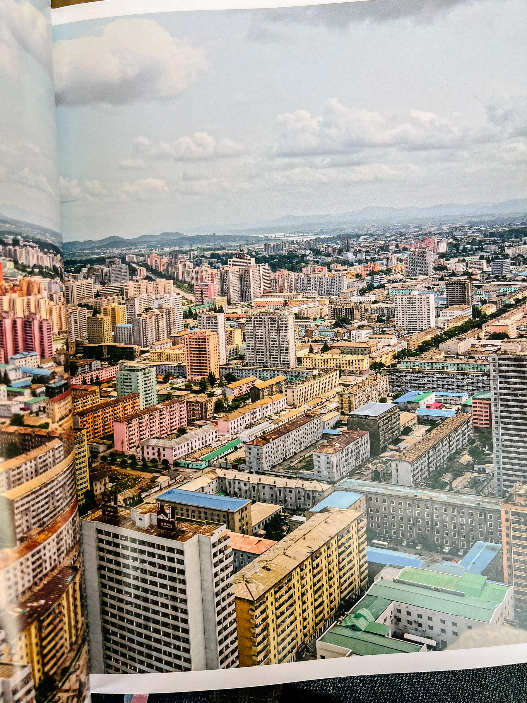 A city view of Pyongyang. 