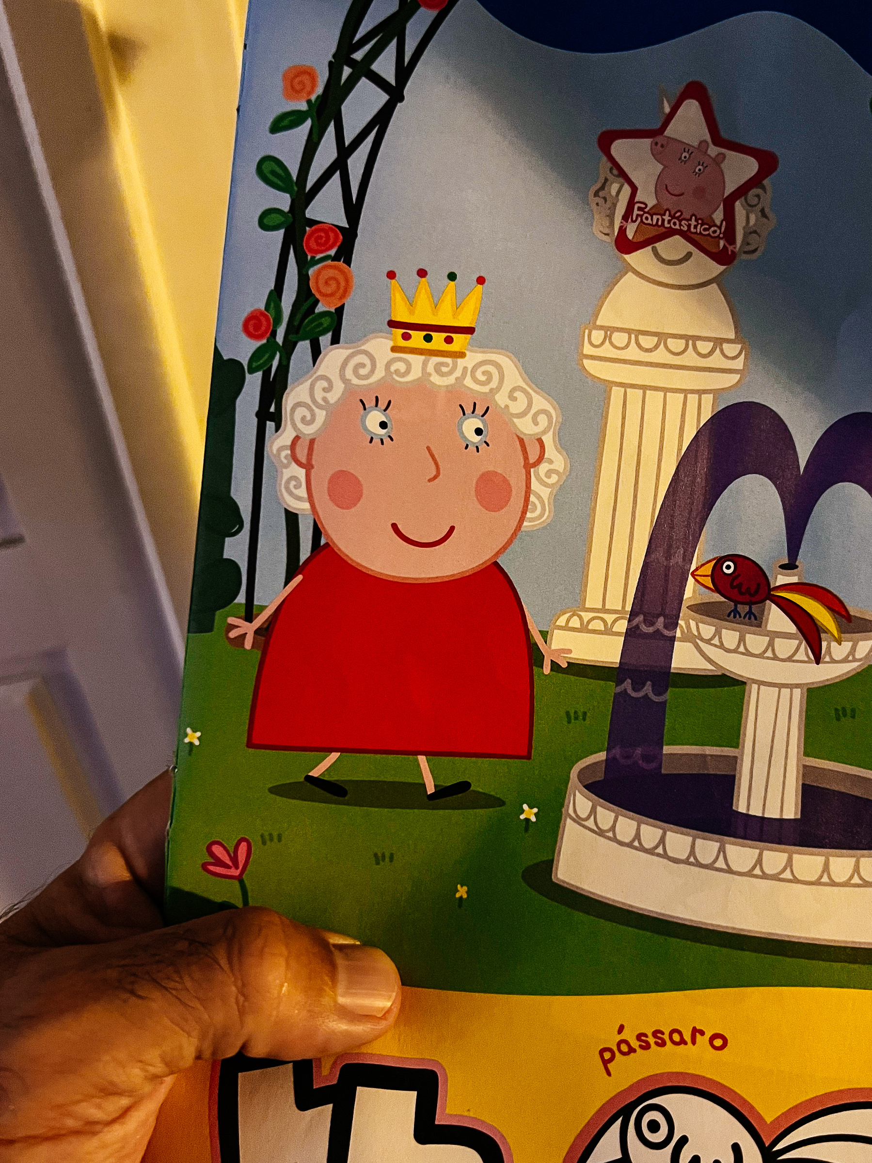 the Queen on Peppa Pig’s magazine