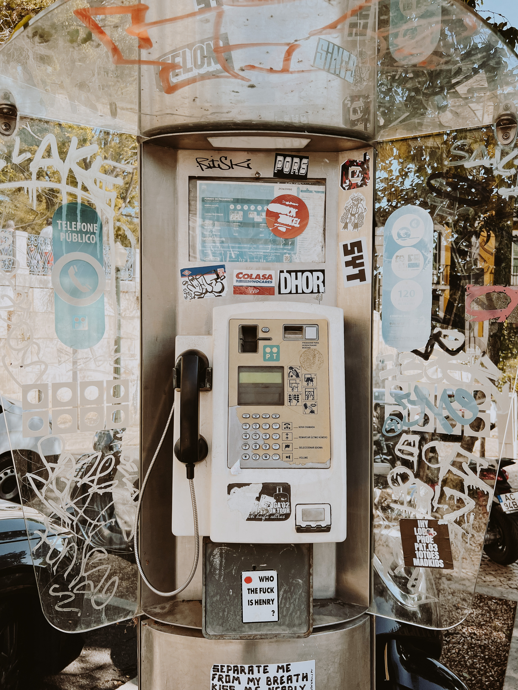 A pay phone. 