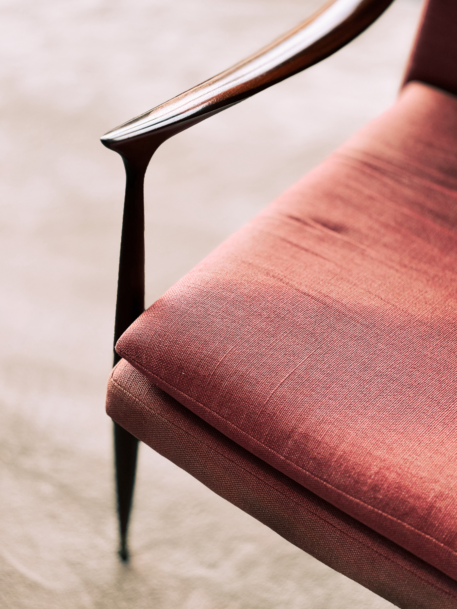 Detail of a chair. 